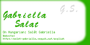 gabriella salat business card